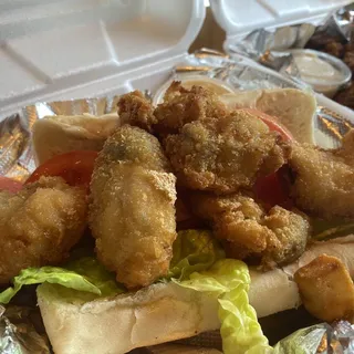 Oyster Po Boy Sandwich