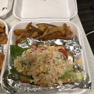 Lobster Salad Po Boy Sandwich