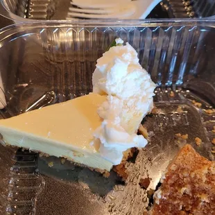 The key lime slice shrunk I think for $5.50.  still the same pie but skimping for a larger price.