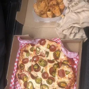 Boneless Wings and Build Your Own Cheese Pizza
