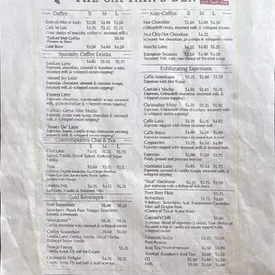 Menu 2024