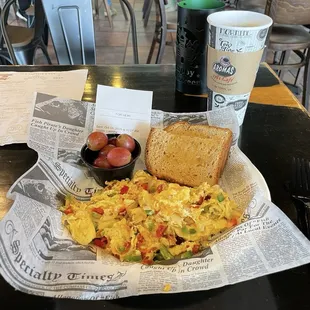 My breakfast...nice.