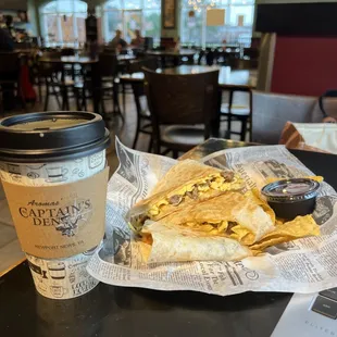 Captain&apos;s Mocha &amp; Breakfast Quesadilla with Sausage