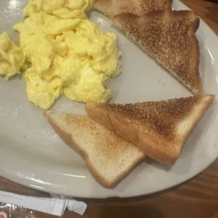 Eggs and toast