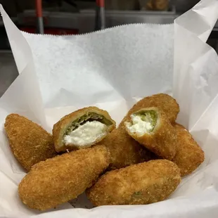 Jalapeño poppers ( cream cheese )