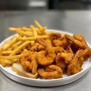 14 pc jumbo shrimp with fries