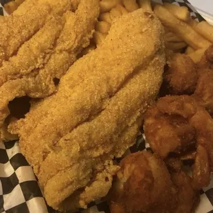 Fried Fish and Shrimp