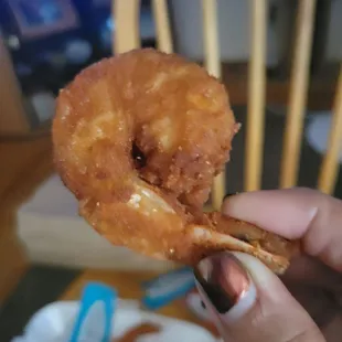 Fried jumbo shrimp