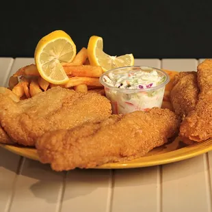 fish, fish and chips, food, seafood