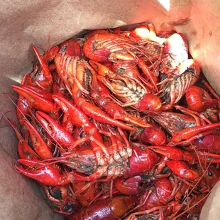 The crawfish is always perfectly seasoned and boiled right!
