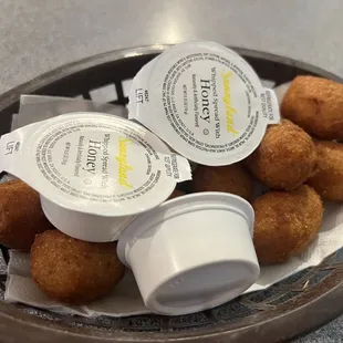 Complimentary hushpuppies