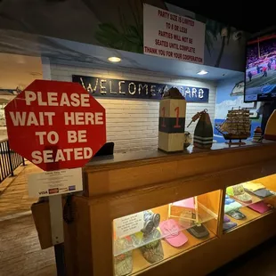 the inside of a restaurant