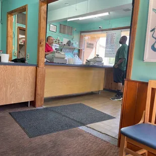 Take out area