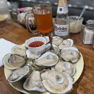 Dozen of oysters