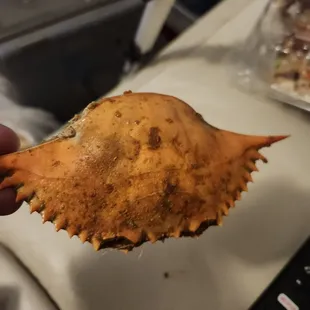 Small not medium crab. I thought it was illegal to catch crabs this small..