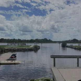 View from the screened patio