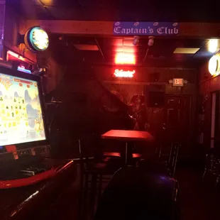 Back of the bar with 2 tables