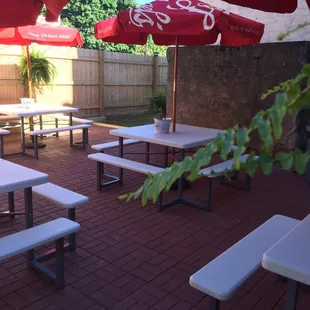 Patio is open!