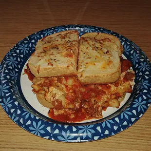 Grilled cheese lasagna.