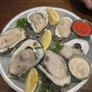 Oysters on The Half Shell