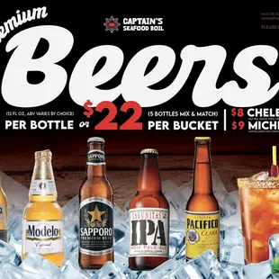 Our beer selection has arrived-- to perfectly pair with your seafood boil!