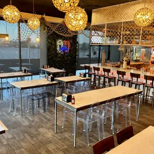 Our interior -- cozy and perfect to host large parties!