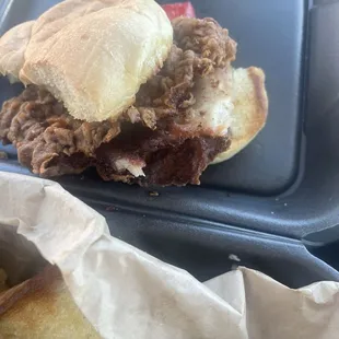 Pork tenderloin: over cooked. Severely overcooked!