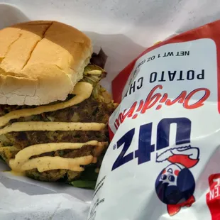 Vegan Crabcake Sandwich