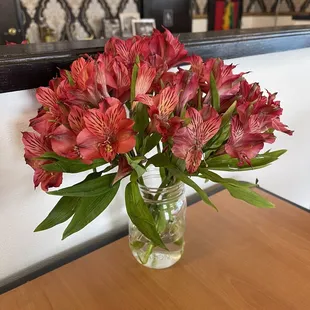 Fresh Flowers are a perfect touch