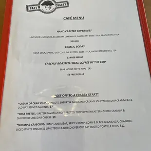 Still a limited menu but more variety available