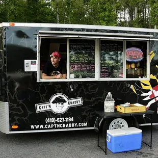 Capt'n Crabby in Chesapeake at Food Truck Hump Days on the Great Bridge Waterways
