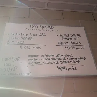 Food specials