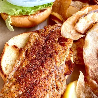 House Grouper Sandwich