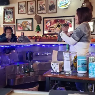 She is sassy and a great bartender