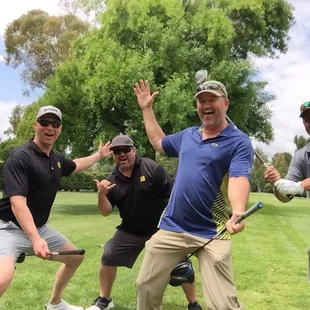 Capture It Now Photo Booth Rental is taking some pics at Valencia Golf Course Tournament