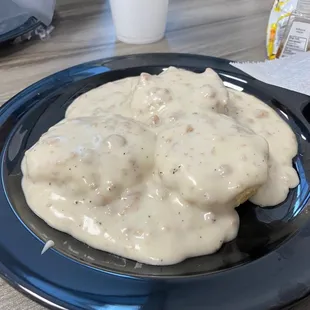 Biscuits and Gravy - this is the half order!?