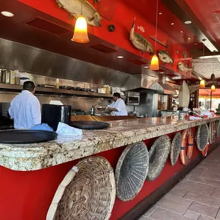 interior, sushi and sashimi