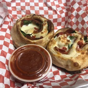 2 Pepperoni Pinwheels