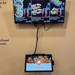 Order here or counter