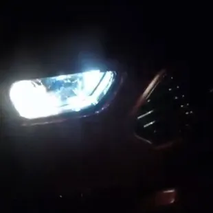 2015 Ford Fusion - LED HEADLIGHTS, they look dim because of how up close I took the picture but from afar they're bright as fuck!