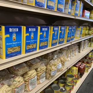 Huge Centro and De Cecco pasta selection