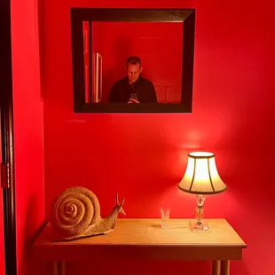 a man taking a selfie in a mirror