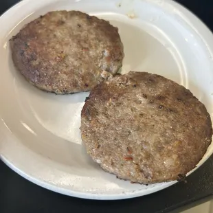 Turkey sausage, thank you for the patties!