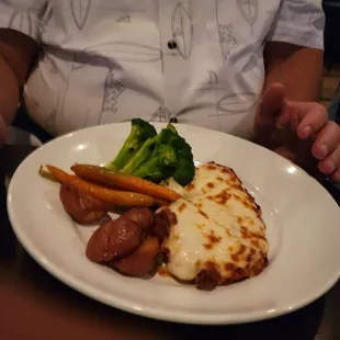 Chicken Parmgiana with Vegatables