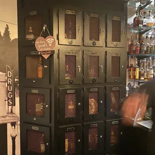 Whiskey lockers