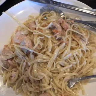 Salmon Linguine