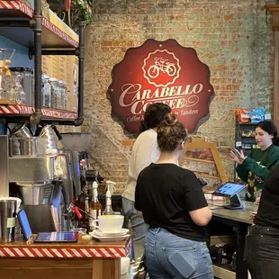 two women at the counter