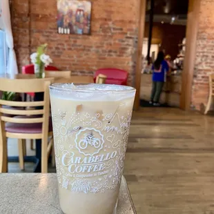 Vanilla iced latte