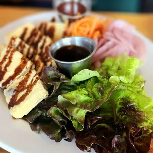 Tofu lettuce wraps