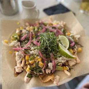 Crab nachos - very good
